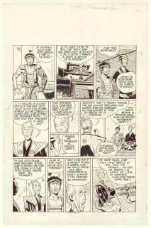 Robert Gigi - Planche originale n°20 - L‘Escrimeur fou - Ugaki