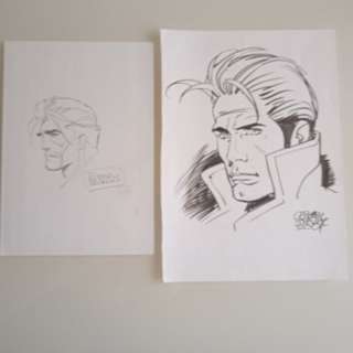 De Angelis Bonazzi | Nathan Never - 2x illustrazioni originali - Page volante | Catawiki