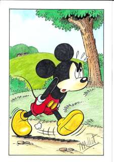 Millet | . Mickey Mouse - Millet - Original Drawing - EO | Catawiki