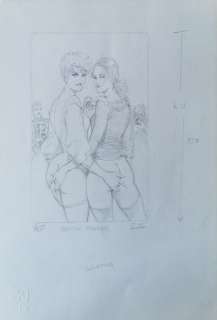 Leone Frollo | Leone Frollo - Illustrazione originale Matita - Page volante - Exemplaire unique | Catawiki