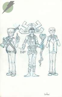 Nick Pitarra - the manhattan projects issue hardcover collection #1 page cover