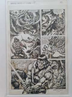 Assinado Pelo Autor | SAVAGE SWORD OF CONAN #183 - Original Artwork by Ernie Chan | Catawiki