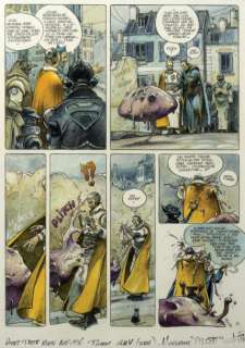 Bilal | Â«Le PlitchÂ» Planche en couleurs directes … | Tessier Sarrou
