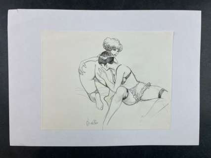 Leone Frollo | Leone Frollo - Mona Street - Page volante - Exemplaire unique | Catawiki