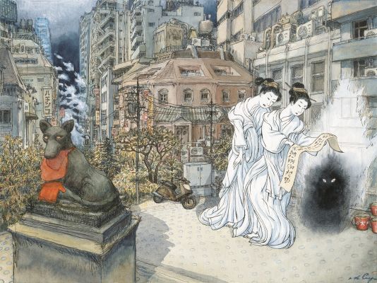 Nicolas de Crécy | NICOLAS DE CRÉCY – À l’ombre de Inari-San – REF 09 | Galerie Barbier