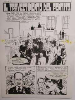 Bruno Marraffa | Shock - 32x Planche originale - Histoire complete - Il travestimento del pentito | Catawiki