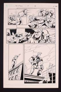 Original Art from Fist of Justice #2 (2008) Page 20 by Bill Wycough | mycomicshop.com