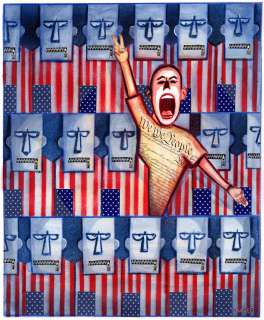 Peter Kuper | "Dissent" Original | Peter Kuper