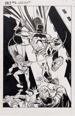 Klaus Janson | Dark Knight III Master Race #6 - Variant Cover, DC Comics Penciler: Klaus Janson - Inker: Klaus Janson, 2016 | Philippe Labaune Gallery