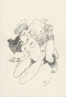 Vince | NYMPHES – Dessin original 115 | Galerie Barbier