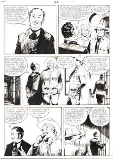 Maurizio Dotti | Tex n. 696 - Maurizio Dotti 3x Tavole Originali "L’ombra del maestro" - Page volante - Exemplaire unique - (2018) | Catawiki