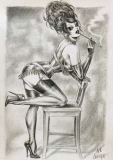 Nik Guerra | Nik Guerra - Illustrazione originale â€œMagentaâ€ / firmato | Catawiki