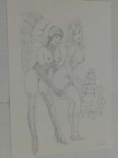 Leone Frollo | Leone Frollo - original artwork " sadomaso " firmata - Page volante - Exemplaire unique | Catawiki