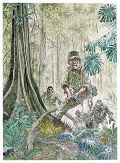 Hermann - Bernard Prince, illustration Ã  l‘aquarelle po…