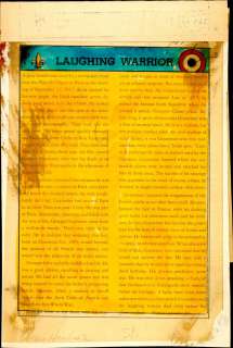LAUGHING WARRIOR, ACES HIGH #2, Text Story (May-Jun 1955) | Russ Cochran
