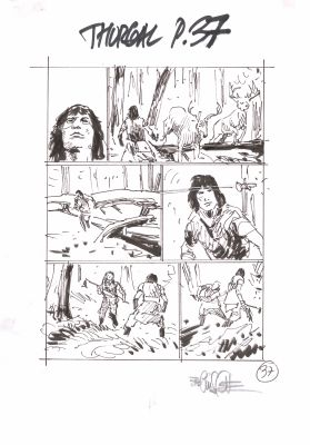 Christophe Bec | Thorgal, 2025 - La déesse d’ambre | Huberty Breyne Gallery