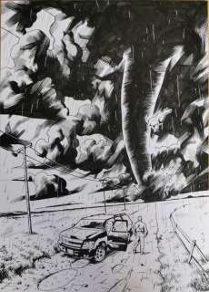 Matteo Cremona | Matteo Cremona - Tavola originale David Murphy 911 pin up | Catawiki