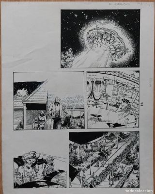 EL ETERNAUTA TERCERA PARTE : PÁGINA ORIGINAL DE OSWAL/SOLANO LÓPEZ PUBLICADA EN 1983