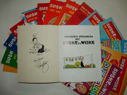 Willy Vandersteen / Paul Geerts + Studio | Suske en Wiske - 15 reclame-albums - Met 15 opdrachttekeningen door Paul Geerts - Broché - EO - (1983/2009) | Catawiki