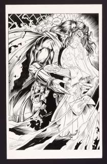 Stephen Sandoval, Eman Torre - Original Art from Vamperotica #17 (1996) Page 16 Pencils by Stephen Sandoval, Inks by Eman Torre