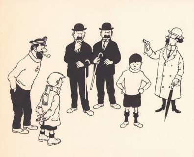 Studios Hergé. Illustration originale | BDEnchères