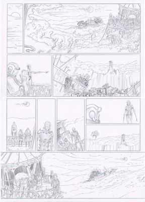 Richard Blake | Lord of the Skies - Page 8, Dargaud, 2026 | Philippe Labaune Gallery
