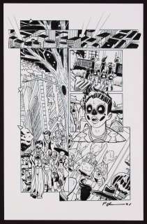Original Art from Johnny Phantasm Devil’s Night 1985 #1 (2021) Page 9 by Patrick Thomas Parnell | mycomicshop.com