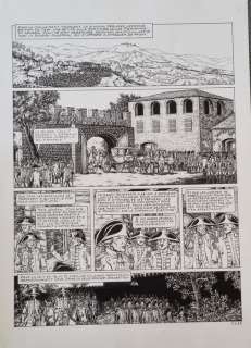Osi | Osi, André - Planche originale - Napoléon T3 - La Conquête lombarde - (2013) | Catawiki