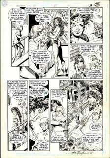 Montano - WONDER WOMAN #35, Pg 25 (DC, 1989) SIGNED | Russ Cochran