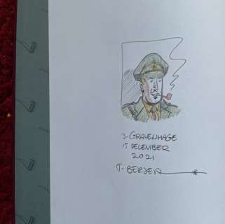 Teun Berserik En Peter Van Dongen | Blake & Mortimer 24 - De laatste Zwaardvis luxe linnen met schitterende originele tekening - Cartonné - (2021) | Catawiki