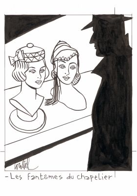 Loustal | Simenon, 2026 - Les fantômes du chapelier | Huberty Breyne Gallery