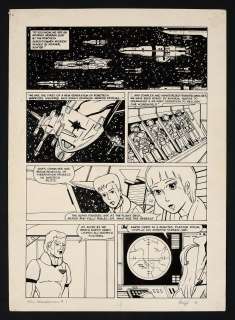 Reggie Byers, Tom Poston - Original Art from Robotech The New Generation #1 (1985) Page 4 Pencils by Reggie Byers, Inks by Tom Poston