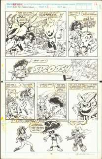 Wilson or Milgrom - WHAT THE ! SHEESH BULK #11, Story Pg 6 MARVEL (1988) | Russ Cochran
