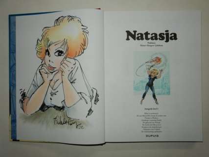 Walthéry, François | Walthéry - Natasja Integrale deel 3 - Met originele kleurentekening + ex-libris - Oplage: 125 ex. - Cartonné - EO - (2019) | Catawiki