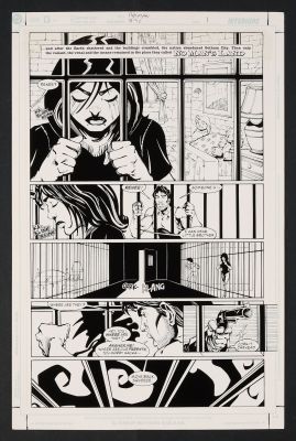 Original Art from Batman #572 (1999) Page 1 Pencils by Damion Scott, Inks by John Floyd | mycomicshop.com