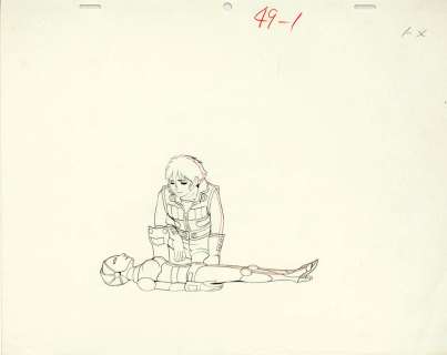 Osamu Tezuka Hand-Drawn Genga Phoenix 2772 Godo | Mandarake (Big Web)