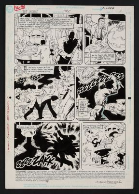 Original Art from Jaguar #5 (1991) Page 1 Pencils by Chuck Wojtkiewicz, Inks by Jose Marzan Jr. | mycomicshop.com