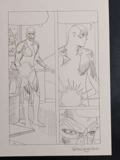 Sergio Zaniboni | Sergio Zaniboni - Diabolik Tavola Preliminare - Page volante - Exemplaire unique | Catawiki