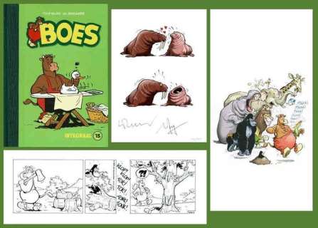 Wil Raymakers, Thijs Wilms | Boes - Luxe editie Boes Integraal deel 13 - Genummerd 09/80 - Met originele strook + ex-libris - Cartonné - EO (2021) | Catawiki