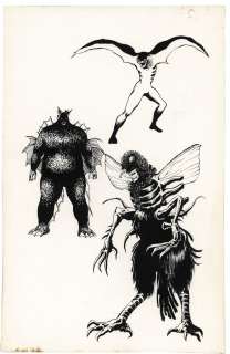 Dynamic Productions Hand-Drawn Hanken Genga "Devilman" | Mandarake (Big Web)