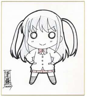 Masakatsu Sasaki Hand-Drawn Shikishi Saki- Achiga Edition | Mandarake (Big Web)