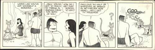 Hamlin - ALLEY OOP, Daily Art (12/05/1962) | Russ Cochran