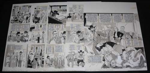 Angelo Torres - Mad Magazine #343 Complete Five Page Story - La - ‘Sleepwalker, Texas Stranger‘ Chuck Norris Parody - 1996 Signed