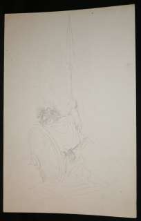 Armando Gil | Warrior with Spear Pencil Drawing | Anthony’s Comic Book Art