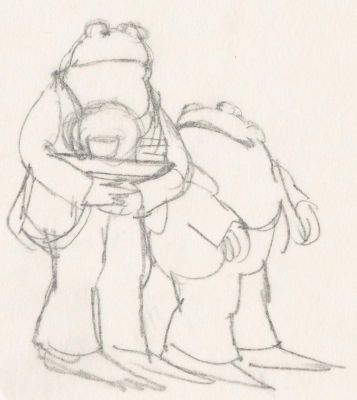 Arnold Lobel, (1933-1987), "I will tell you a story while we are waiting," 1976. | Swann Galleries