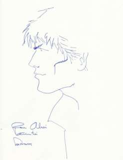 Hermann. Dessin original dédicacé Jérémiah | BDEnchères