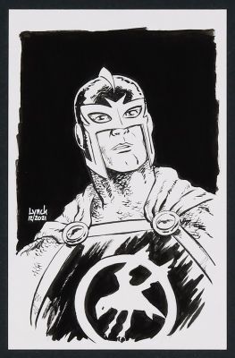 Michael Lynch | Black Knight Sketch | mycomicshop.com (Buy It Now)
