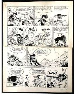 Greg | Greg - Planche originale - Rock Derby - L’or des Navajos - (1960/1961) | Catawiki