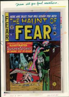 The Haunt Of Fear #15, Color Key & 4 Color Seps, EC Library (1980s) | Russ Cochran