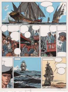 Pellerin | L’Epervier, bleu de coloriage accompagné de s… | Millon